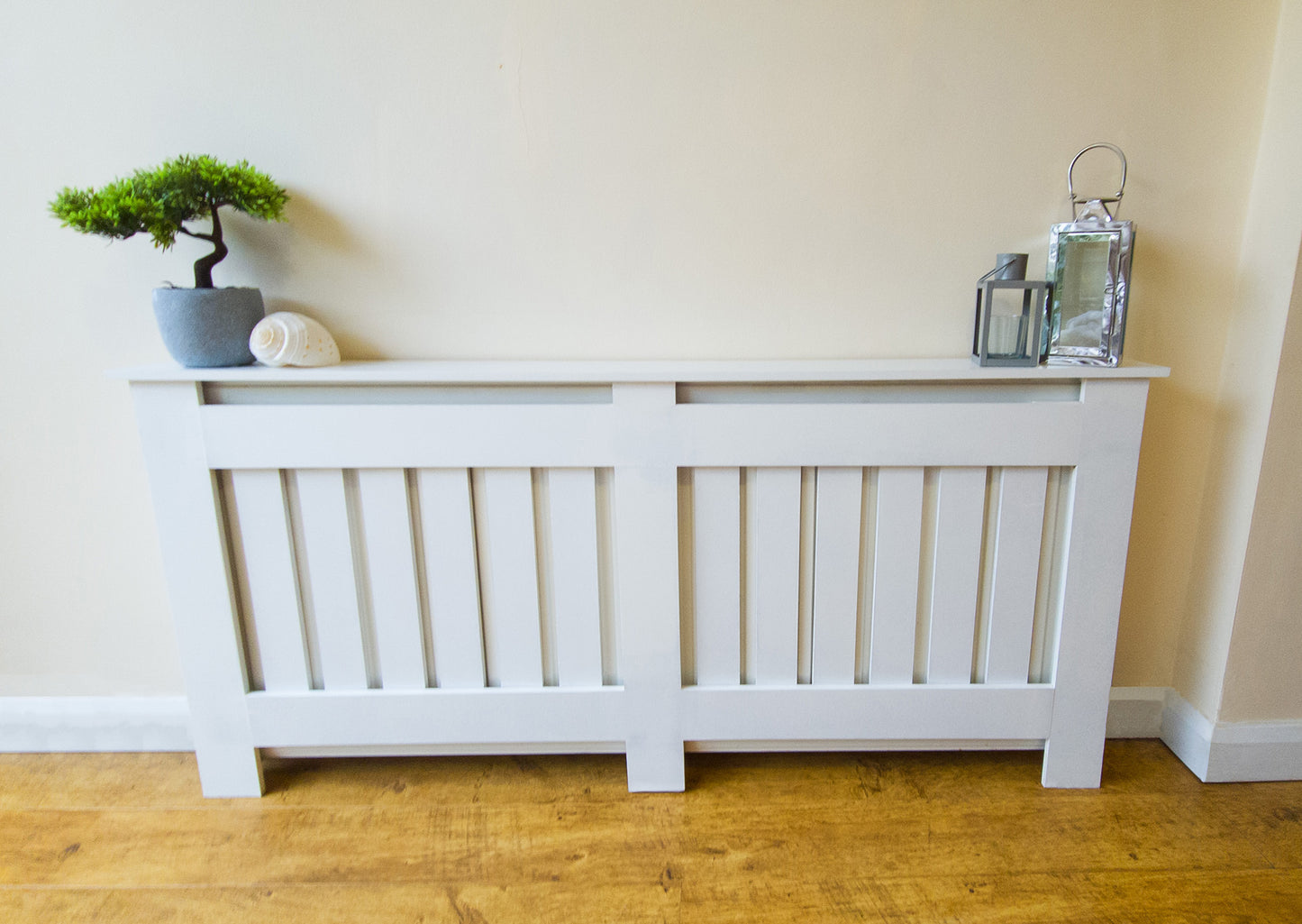 Radiator Cover Bespoke Hand Made Custom , White Top