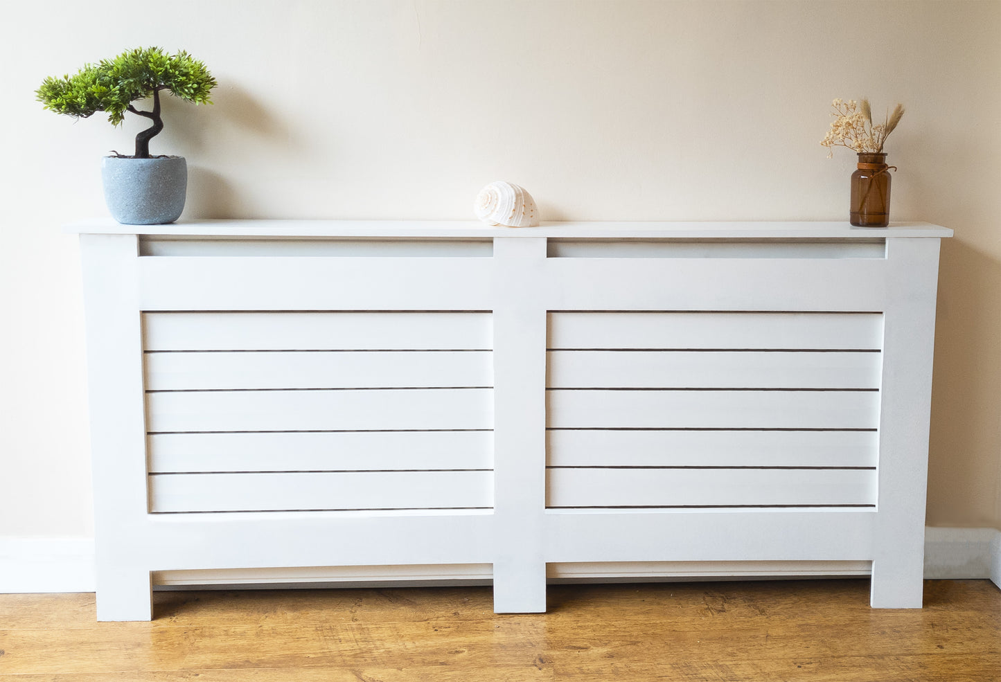 Radiator Cover Bespoke Hand Made Custom , White Top