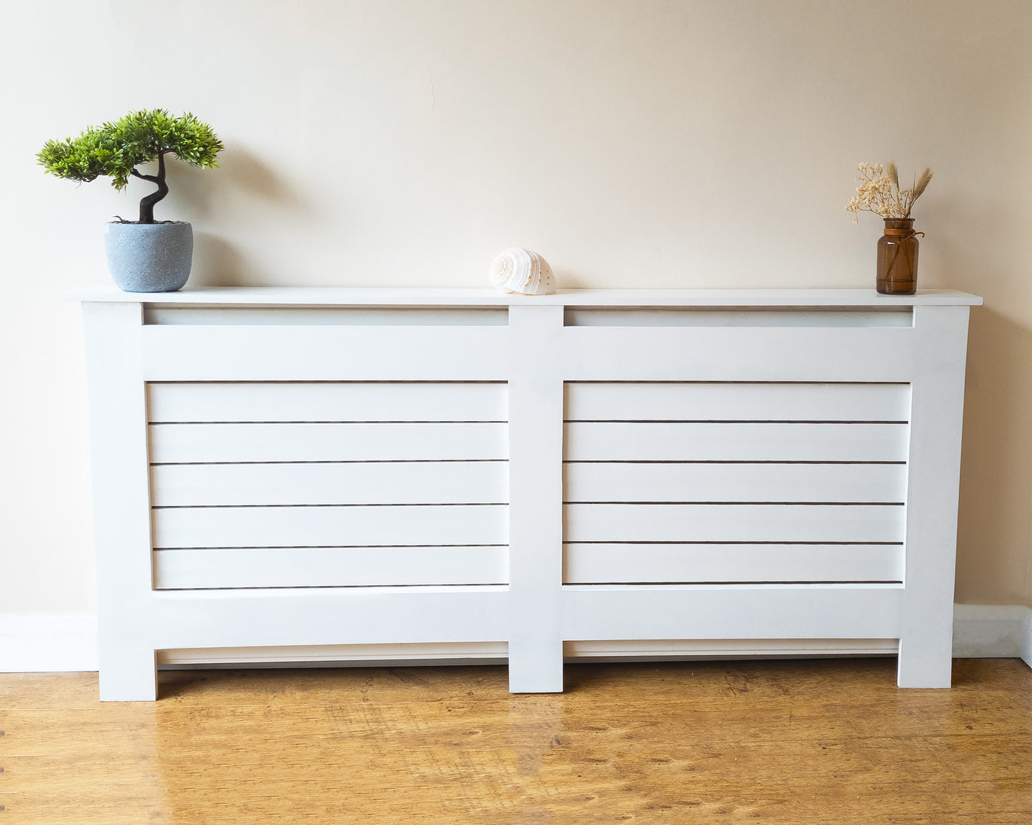 Radiator Cover Bespoke Hand Made Custom , White Top